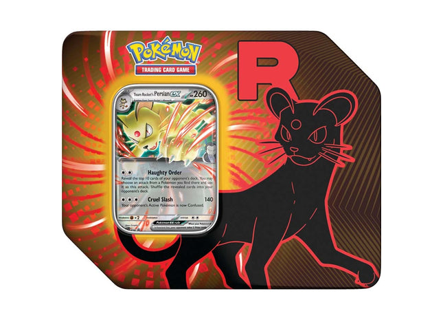 Gamers Guild AZ Pokemon Pokemon TCG: Team Rocket Tin - Persian (Pre-Order) Pokemon