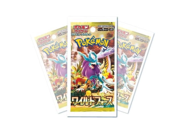 wild force booster box japanese Pokemon "Wild Force" Chimera offering a chance to pull stunning Art Rares (AR) Pokemon TCG: Wild Force Booster