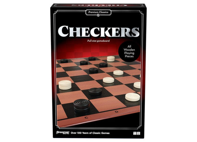Gamers Guild AZ Pressman Toy Pressman Premium Classics: Checkers (Pre-Order) ACD Distribution