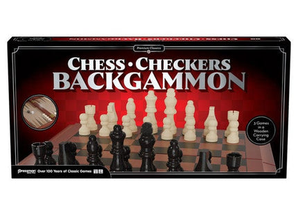 Gamers Guild AZ Pressman Toy Pressman Premium Classics: Chess/Checkers/Backgammon (Pre-Order) ACD Distribution