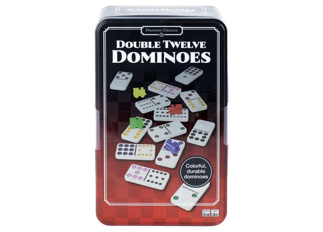 Gamers Guild AZ Pressman Toy Pressman Premium Classics: Double 12 Dominoes (Pre-Order) ACD Distribution