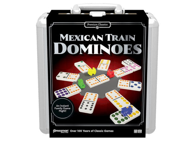 Gamers Guild AZ Pressman Toy Pressman Premium Classics: Mexican Train Dominoes (Pre-Order) ACD Distribution
