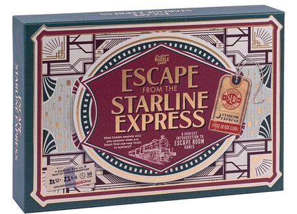 Gamers Guild AZ Professor Puzzle Escape from the Starline Express Game Asmodee
