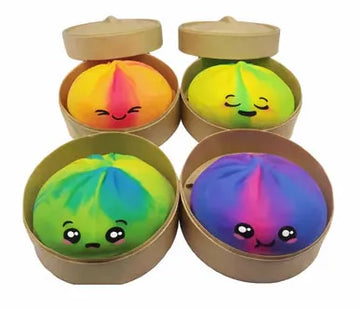 Gamers Guild AZ Puka Creations Puka Creations: Tie Dye Squishy Dumpling Blind Box Toy Temple