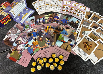 Gamers Guild AZ Pull The Pin Games Good Cop Bad Cop: Promoted Expansion (Pre-Order) Quartermaster Direct