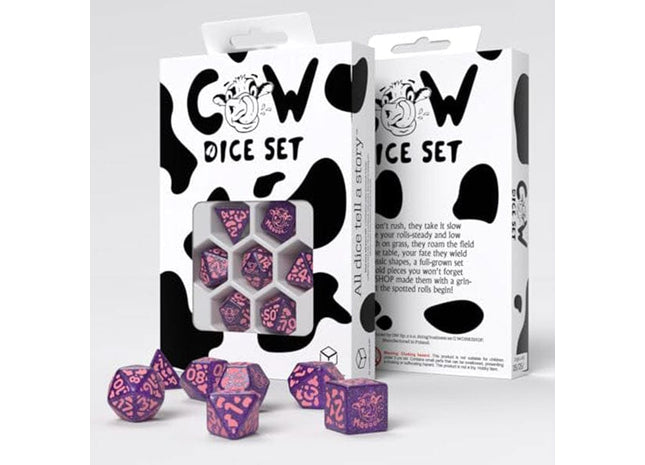 Gamers Guild AZ Q-Workshop Cow Dice Set: RaMOOa (Pre-Order) AGD