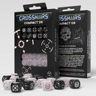 Gamers Guild AZ Q-Workshop Crosshairs Compact D6 Dice: Black And Pearl - Black Friday GTS