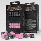 Gamers Guild AZ Q-Workshop Fortress Compact D6 Dice: Black And Pink - Black Friday GTS