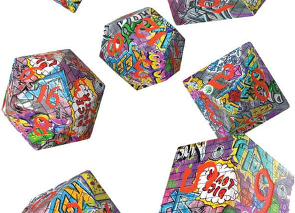 Gamers Guild AZ Q-Workshop Full Art Dice Set: Graffiti (Pre-Order) AGD