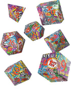 Gamers Guild AZ Q-Workshop Full Art Dice Set: Graffiti (Pre-Order) AGD