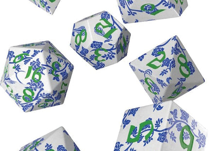 Gamers Guild AZ Q-Workshop Full Art Dice Set: Porcelain AGD