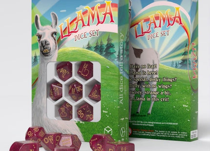 Gamers Guild AZ Q-Workshop Llama Dice Set: Puffy (Pre-Order) GTS