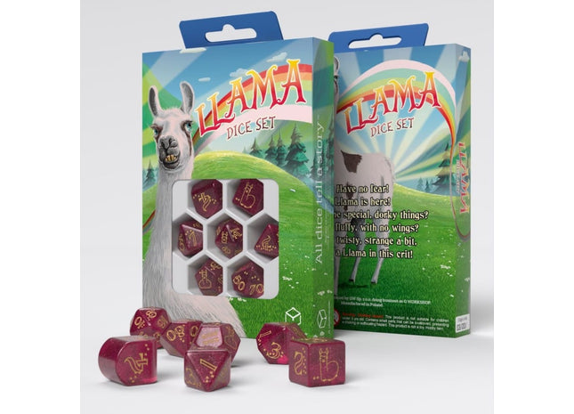 Gamers Guild AZ Q-Workshop Llama Dice Set: Puffy (Pre-Order) GTS
