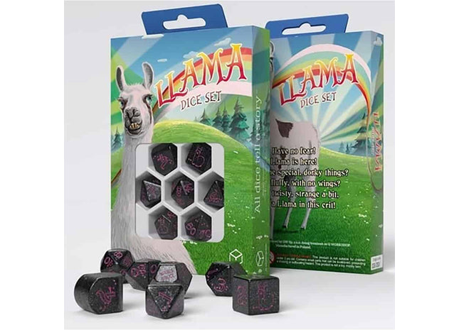 Gamers Guild AZ Q-Workshop Llama Dice Set: Spitty (Pre-Order) GTS