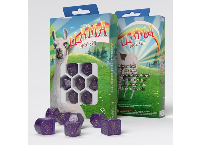 Gamers Guild AZ Q-Workshop Llama Dice Set: Zippy (Pre-Order) GTS