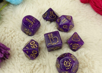 Gamers Guild AZ Q-Workshop Llama Dice Set: Zippy (Pre-Order) GTS