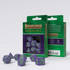 Gamers Guild AZ Q-Workshop Pathfinder: Goblin Purple And Green Dice Set (Pre-Order) GTS