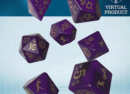 Gamers Guild AZ Q-Workshop Q-Workshop: Cats Dice Set - Purrito (Pre-Order) GTS