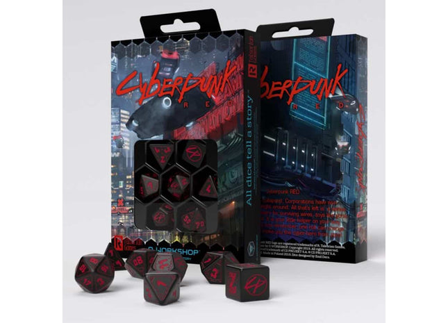 Gamers Guild AZ Q-Workshop Q-Workshop: The Cyberpunk RPG: Dice Set (Pre-Order) GTS