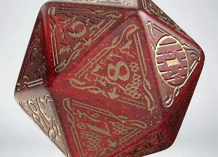 Gamers Guild AZ Q-Workshop The Hobbit Spindown D20 - Ember TCG Jumbo Die (Pre-Order) AGD