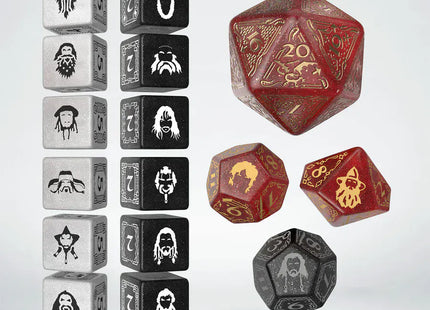 Gamers Guild AZ Q-Workshop The Hobbit TCG Dice Set - Ember Hearth (Pre-Order) AGD