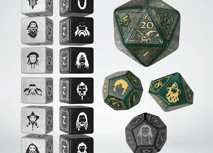 Gamers Guild AZ Q-Workshop The Hobbit TCG Dice Set - Verdant Grove (Pre-Order) AGD