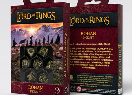 Gamers Guild AZ Q-Workshop The Lord Of The Rings: Rohan Dice Set (Pre-Order) AGD