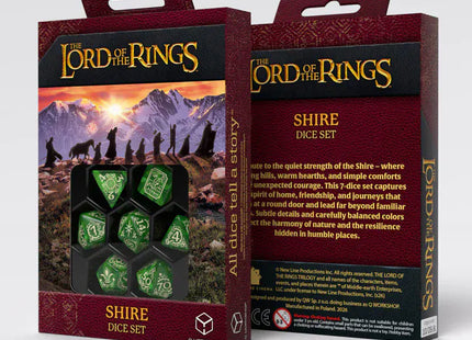 Gamers Guild AZ Q-Workshop The Lord Of The Rings: Shire Dice Set (Pre-Order) AGD