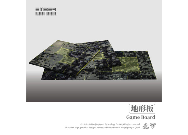 Gamers Guild AZ Queti EMBER: Obsidian Protocol Game Board (Pre-Order) Obsidian Protocol