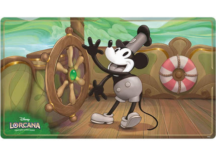 Gamers Guild AZ Ravensburger Lorcana TCG: Playmat - Mickey Mouse (Steamboat Pilot) (Pre-Order) GTS