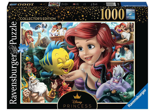 Gamers Guild AZ Ravensburger Ravensburger: 1000 PCS Puzzle - Disney Heroines - Ariel Ravensburger