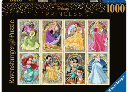 Gamers Guild AZ Ravensburger Ravensburger: 1000 PCS Puzzle -  Disney Princess - Art Nouveau Princesses Gamers Guild AZ