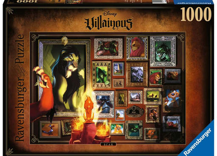 Gamers Guild AZ Ravensburger Ravensburger: 1000 PCS Puzzle - Disney Villainous: Scar Gamers Guild AZ