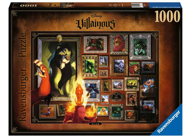 Gamers Guild AZ Ravensburger Ravensburger: 1000 PCS Puzzle - Disney Villainous: Scar Gamers Guild AZ