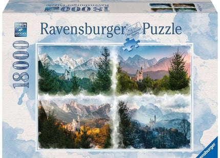 Gamers Guild AZ Ravensburger Ravensburger: 18000 PCS Puzzle - Castle through the seasons Gamers Guild AZ