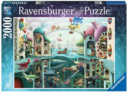 Gamers Guild AZ Ravensburger Ravensburger: 2000 PCS Puzzle - If Fish Could Walk Gamers Guild AZ