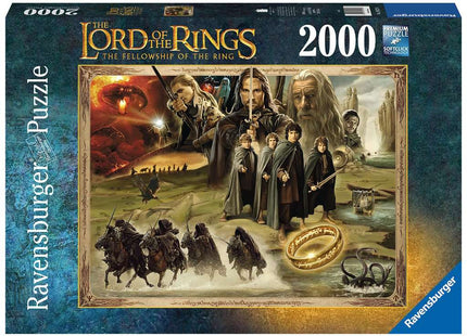 Gamers Guild AZ Ravensburger Ravensburger: 2000 PCS Puzzle - Lord Of The Rings - Fellowship of the Ring Gamers Guild AZ