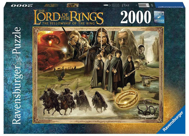 Gamers Guild AZ Ravensburger Ravensburger: 2000 PCS Puzzle - Lord Of The Rings - Fellowship of the Ring Gamers Guild AZ