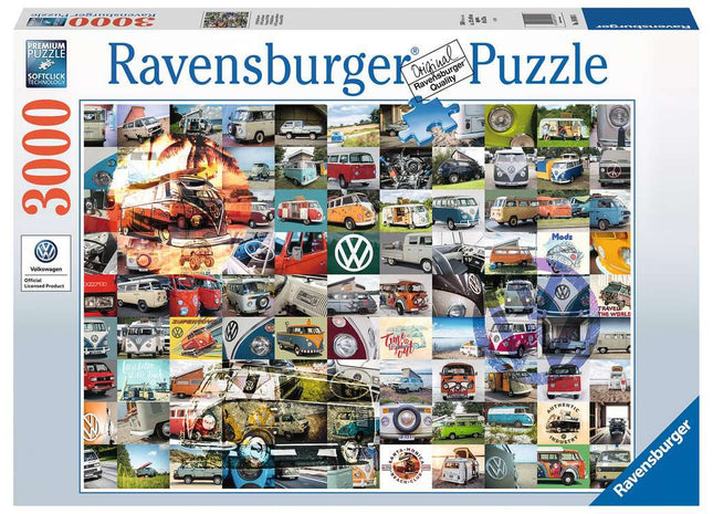 Gamers Guild AZ Ravensburger Ravensburger: 3000 PCS Puzzle - 99 VW Camper Van Moments Gamers Guild AZ