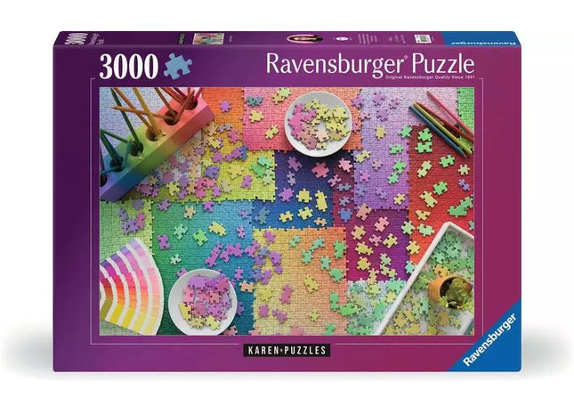 Gamers Guild AZ Ravensburger Ravensburger: 3000 PCS Puzzle - Puzzles on Puzzles Discontinue