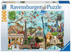 Gamers Guild AZ Ravensburger Ravensburger: 5000 PCS Puzzle - Big City Collage Gamers Guild AZ