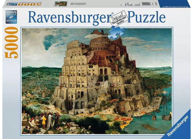 Gamers Guild AZ Ravensburger Ravensburger: 5000 PCS Puzzle - The Tower of Babel Discontinue