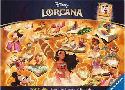 Gamers Guild AZ Ravensburger Ravensburger: Disney Lorcana: Glimmers Of The Realm Puzzle: Amber (1000pc) (Pre-Order) GTS