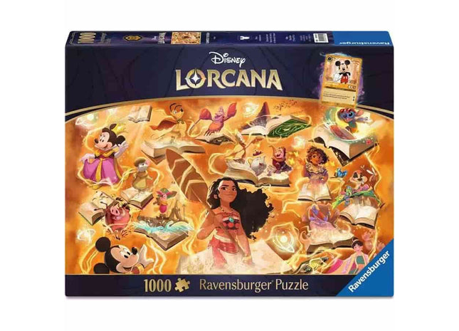 Gamers Guild AZ Ravensburger Ravensburger: Disney Lorcana: Glimmers Of The Realm Puzzle: Amber (1000pc) (Pre-Order) GTS