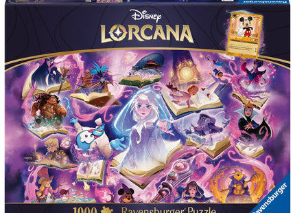 Gamers Guild AZ Ravensburger Ravensburger: Disney Lorcana: Glimmers Of The Realm Puzzle: Amethyst (1000pc) (Pre-Order) Southern Hobby