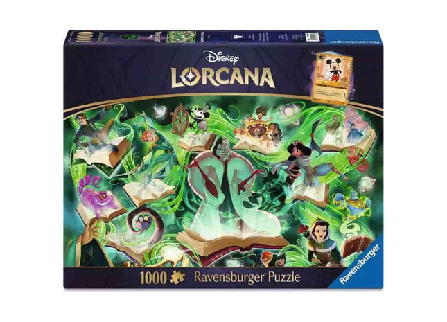 Gamers Guild AZ Ravensburger Ravensburger: Disney Lorcana: Glimmers Of The Realm Puzzle: Emerald (1000pc) (Pre-Order) GTS
