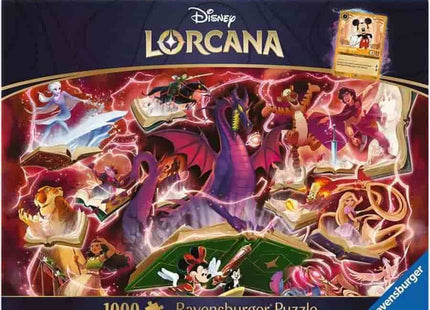 Gamers Guild AZ Ravensburger Ravensburger: Disney Lorcana: Glimmers Of The Realm Puzzle: Ruby (1000pc) (Pre-Order) GTS