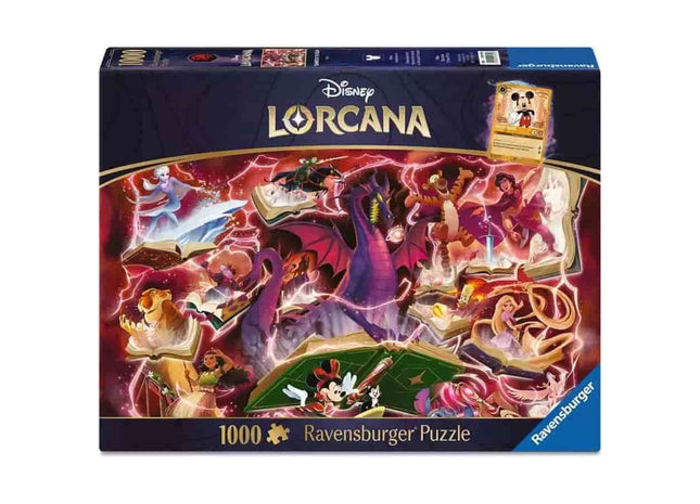 Gamers Guild AZ Ravensburger Ravensburger: Disney Lorcana: Glimmers Of The Realm Puzzle: Ruby (1000pc) (Pre-Order) GTS