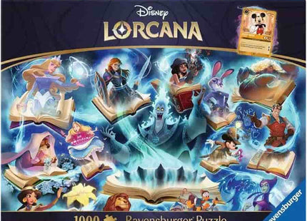 Gamers Guild AZ Ravensburger Ravensburger: Disney Lorcana: Glimmers Of The Realm Puzzle: Sapphire (1000pc) (Pre-Order) GTS