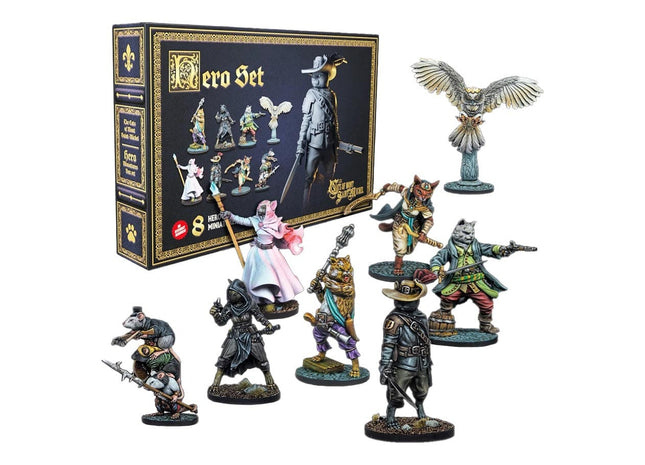 Gamers Guild AZ Raybox Games The Cats of Mont Saint-Michel: Miniatures - Hero Set (Pre-Order) ACD Distribution